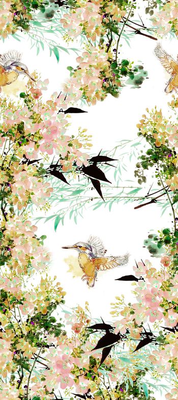 591056-中国风水彩花鸟