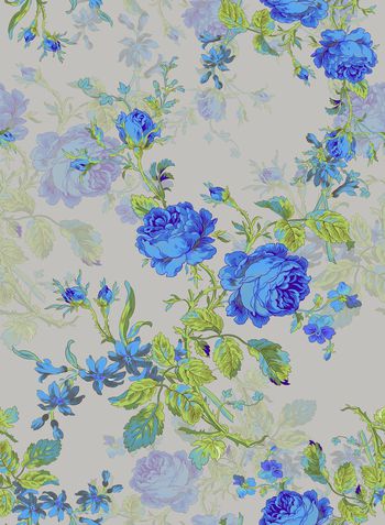 591102-中国风手绘旗袍花卉