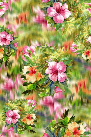 潮流风格印花华亿平台图片