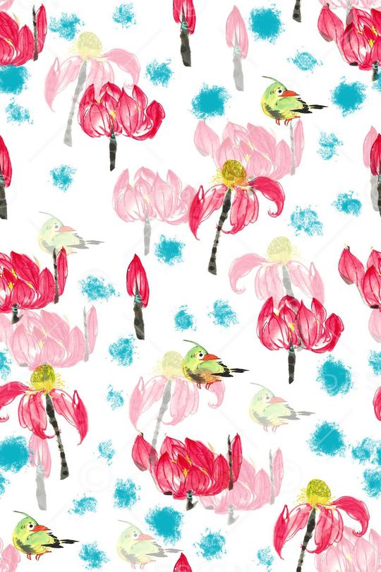 水墨印花华亿平台图片