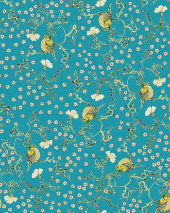 591224-手绘花卉鸟