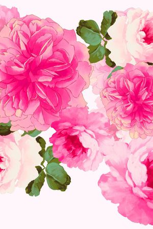 牡丹印花华亿平台图片