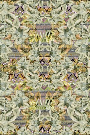 几何印花华亿平台图片