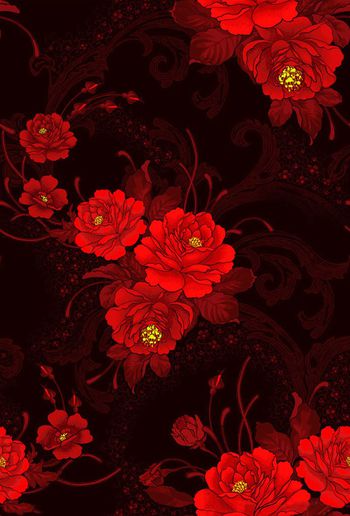 中国风印花华亿平台图片