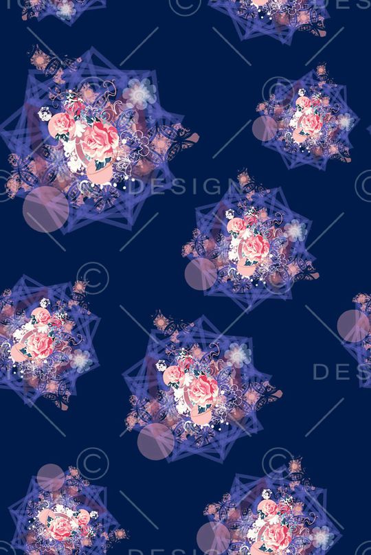 几何加花印花华亿平台图片