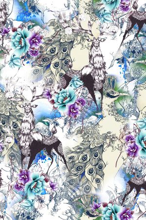 动物印花华亿平台图片