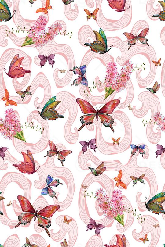 清新时尚印花华亿平台图片