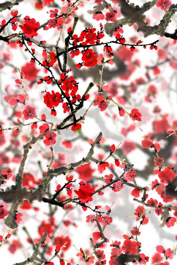 591355-梅花红情盼君归