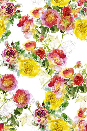 手绘印花华亿平台图片