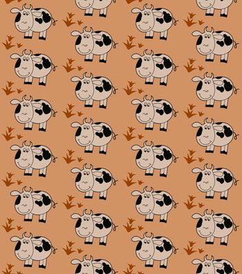 591552-手绘奶牛图片