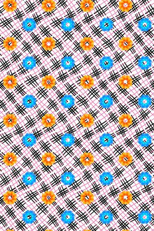 几何拼接印花华亿平台图片