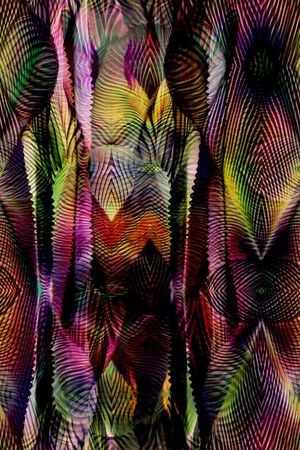 洋阳---抽象印花华亿平台图片