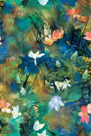 中国风印花华亿平台图片