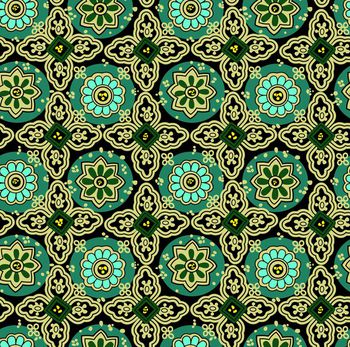 591588- 手绘小花花纹印花纹样