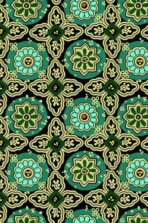 卷草纹印花华亿平台图片