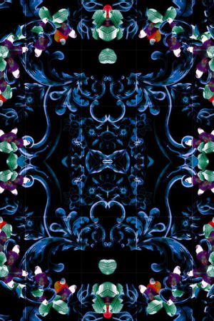 复古印花华亿平台图片