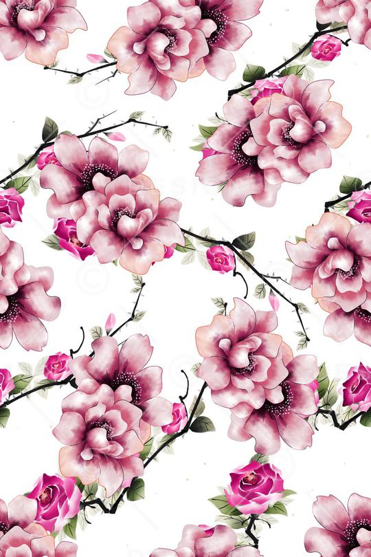 月季花印花华亿平台图片