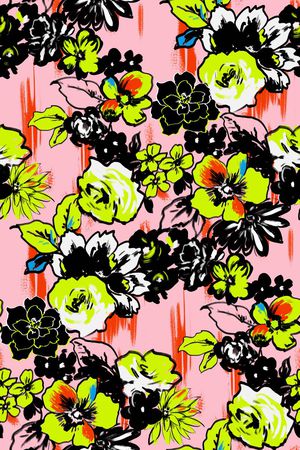 优雅 时尚印花华亿平台图片