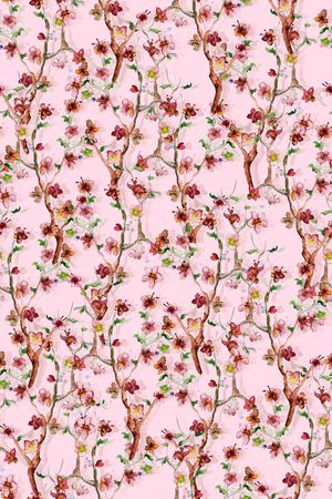 清新淡雅印花华亿平台图片