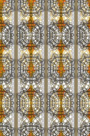 传统纹样印花华亿平台图片