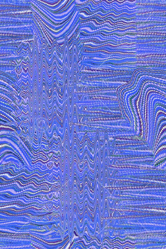 抽象肌理海绵线条 女装印花华亿平台图片