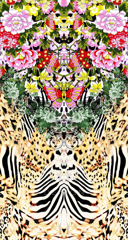 豹纹印花华亿平台图片