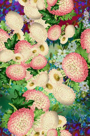 小清新印花华亿平台图片