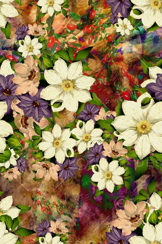 小清新印花华亿平台图片