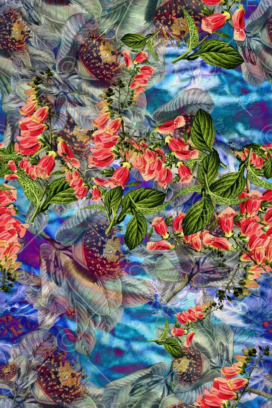 中国风印花华亿平台图片