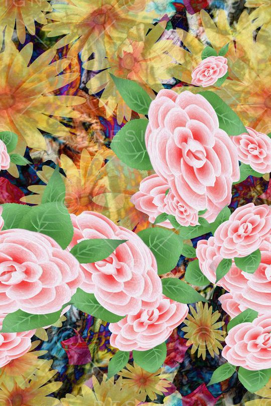 中国风印花华亿平台图片