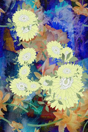 中国风印花华亿平台图片