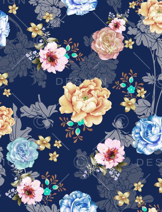 沙发布（花卉）印花华亿平台图片