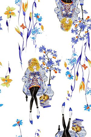 时尚印花华亿平台图片