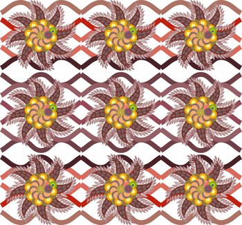 592174-时尚佩利斯腰果花