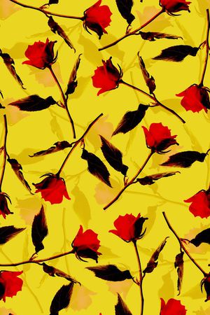 玫瑰印花华亿平台图片