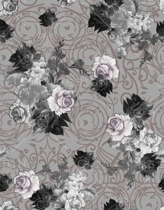 沙发布（花卉）印花华亿平台图片