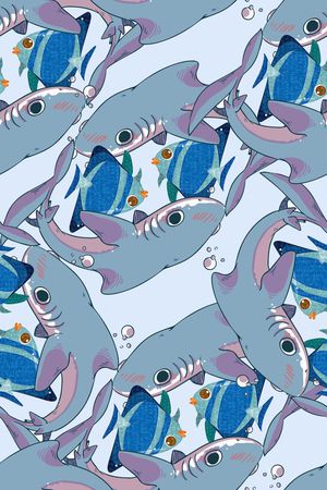 鱼印花华亿平台图片