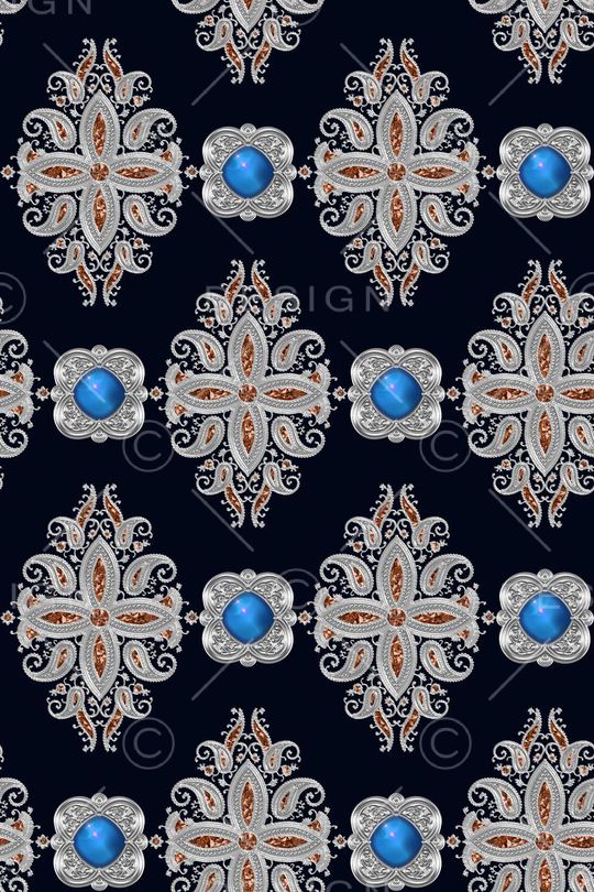 珠宝宝石印花华亿平台图片