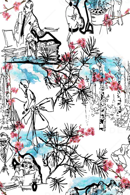 女装印花华亿平台图片