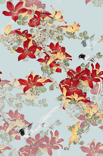 592478-手绘花鸟中国风工笔画