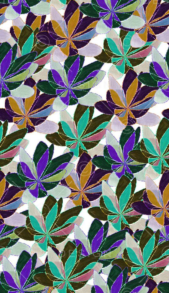 花朵印花华亿平台图片