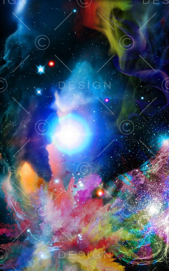 炫彩星空印花华亿平台图片