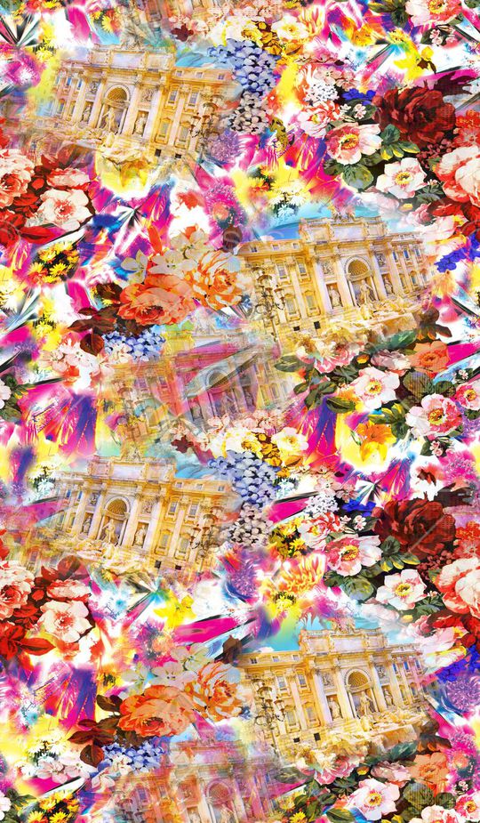 花朵印花华亿平台图片