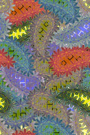 时尚花卉印花华亿平台图片