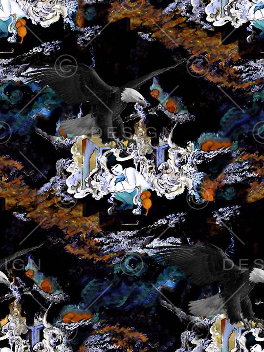 男装羽绒服印花华亿平台图片