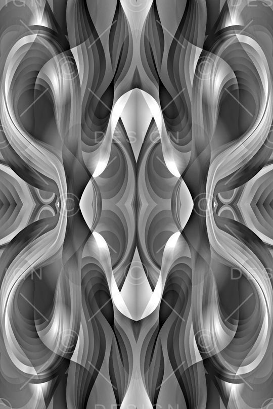 抽象男装图案印花华亿平台图片