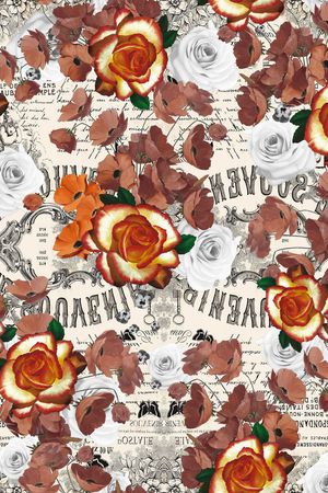 手绘油画印花华亿平台图片