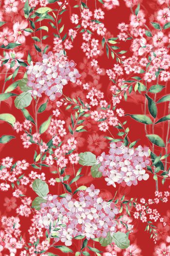 592678-素雅水彩兰花 