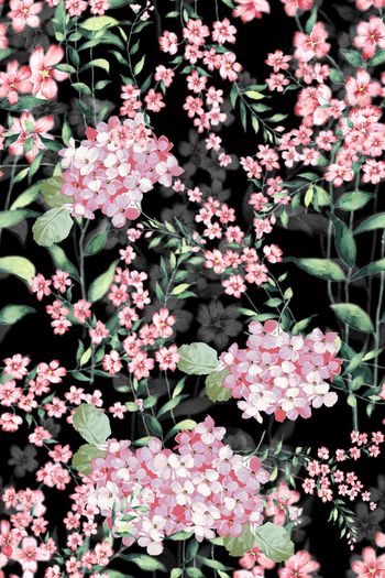 592679-素雅水彩兰花 