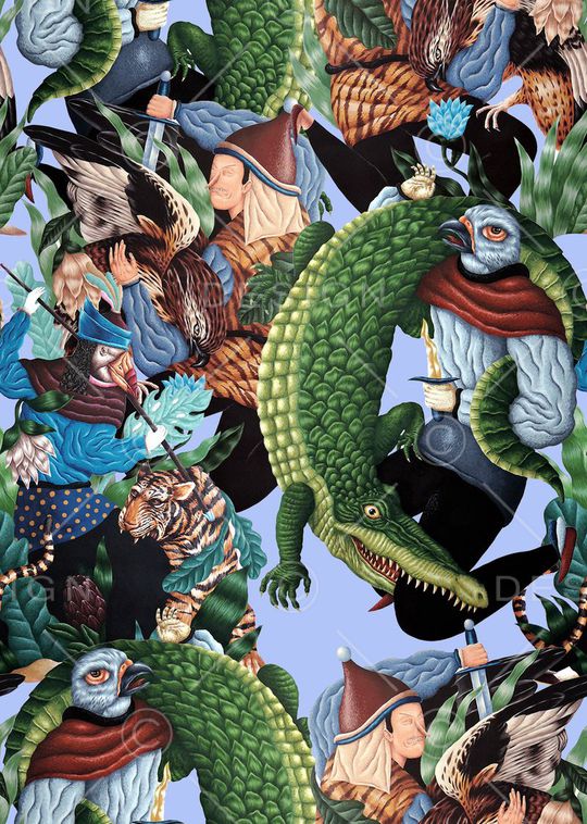 鳄鱼印花华亿平台图片